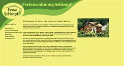 Desktop Screenshot of ferienwohnungen-schimpf.de